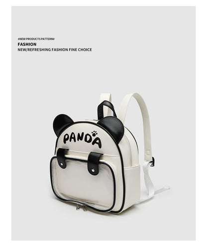 2025 Cute Panda Ita Bag - Original Large-Capacity Two-Tone Backpack, Kawaii School Bag for Students and Anime Fans