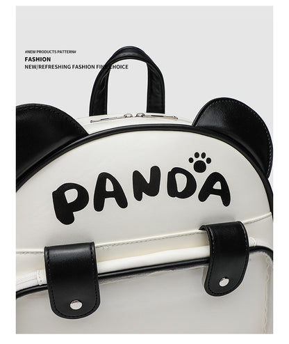 2025 Cute Panda Ita Bag - Original Large-Capacity Two-Tone Backpack, Kawaii School Bag for Students and Anime Fans