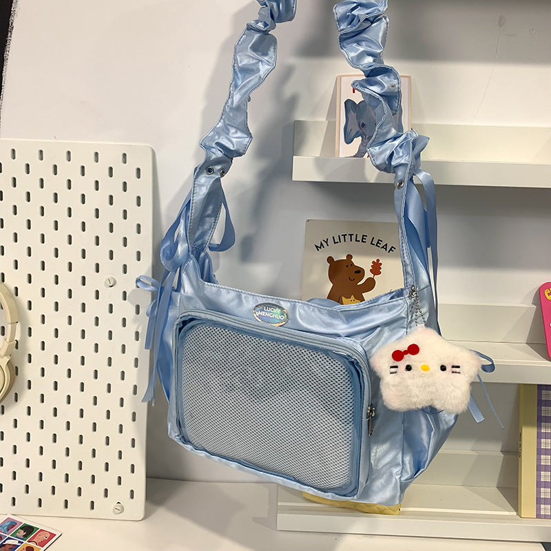 Sweet Lolita Ita Bag - Ruffle Strap Display Bag with Free Charm