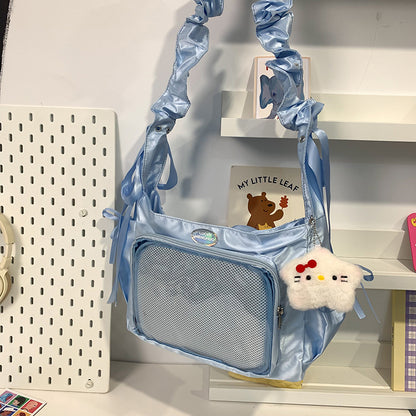 Sweet Lolita Ita Bag - Ruffle Strap Display Bag with Free Charm