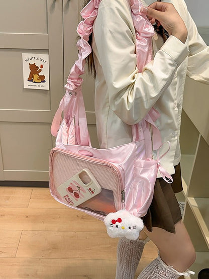 Sweet Lolita Ita Bag - Ruffle Strap Display Bag with Free Charm