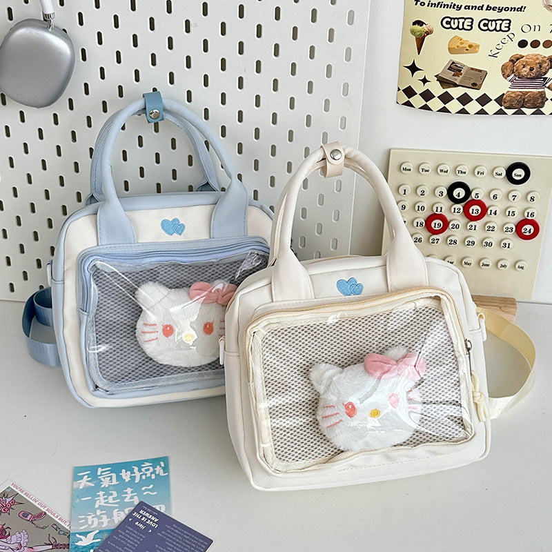 Kawaii Display Mini Bag with Mesh Window