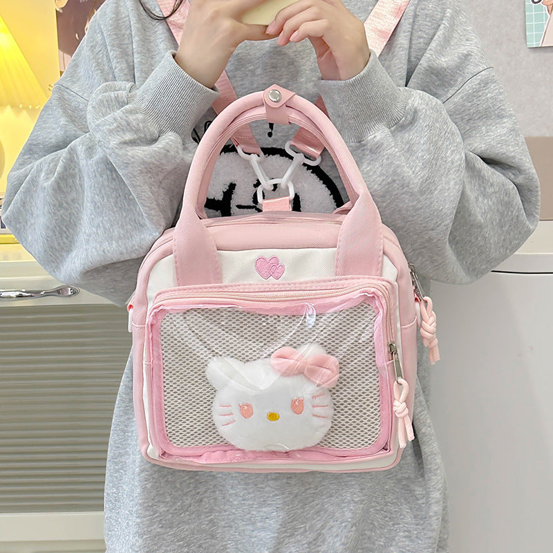 Kawaii Display Mini Bag with Mesh Window