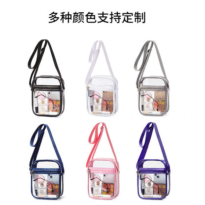 Stadium Approved Clear Bag - Chic Transparent Crossbody for Games & Concerts