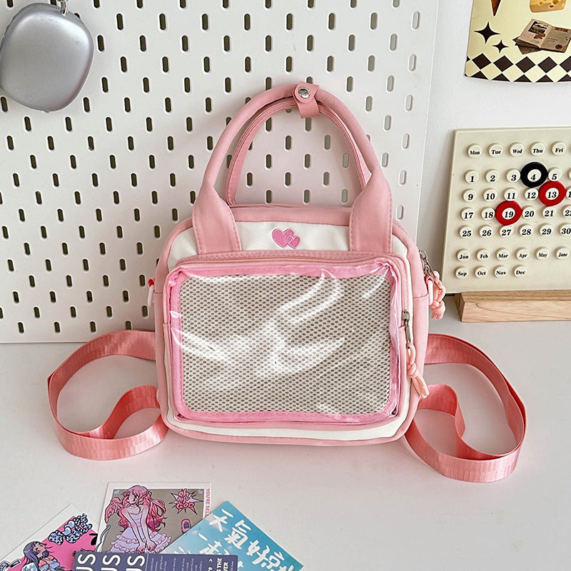 Kawaii Display Mini Bag with Mesh Window