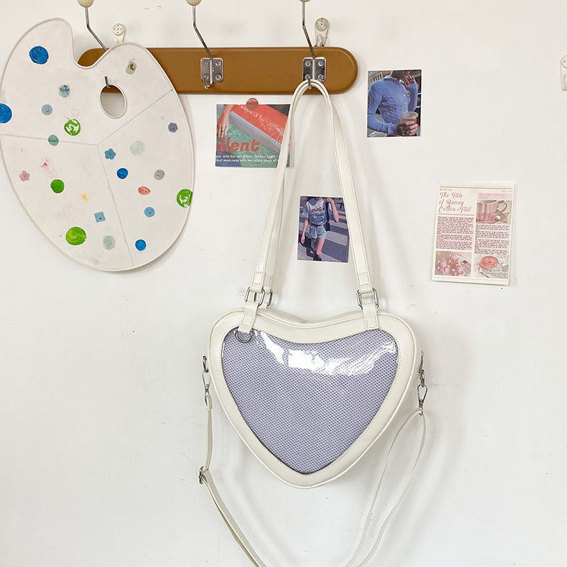 Heart-Shaped ❤️ Ita Bag - Kawaii Display Crossbody Purse