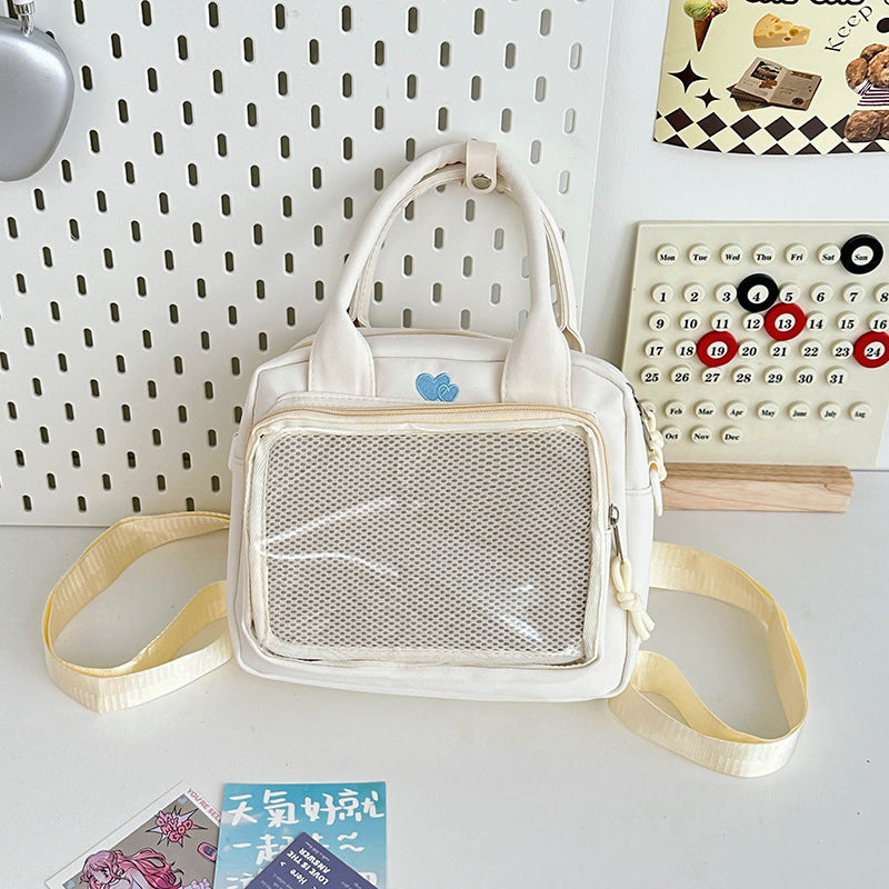 Kawaii Display Mini Bag with Mesh Window