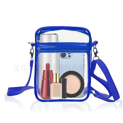 Stadium Approved Clear Bag - Chic Transparent Crossbody for Games & Concerts