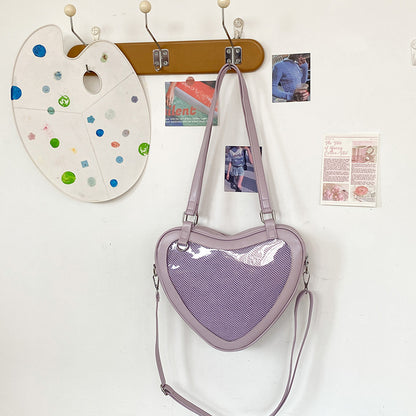 Heart-Shaped ❤️ Ita Bag - Kawaii Display Crossbody Purse